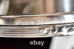 WMF Art Nouveau Silver Plated Swing Handle Fruit Bowl Centrepiece, Antler Signed