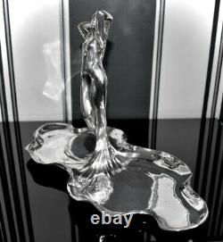 WMF Beautiful Art Nouveau Silver Plated, Fruit Dish, Modeled As Female Figure