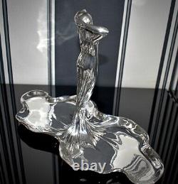 WMF Beautiful Art Nouveau Silver Plated, Fruit Dish, Modeled As Female Figure