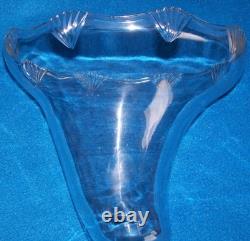WMF CORNUCOPIA TABLE VASE with ORIGINAL GLASS LINER & BUTTERFLY GC