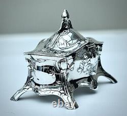 WMF Fine Exceptional Silver Plated Jewelry/Trinket Box, Fully Signed, c1885-1903