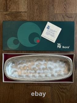 WMF Ikora Schale 6285 Vintage Silver-Plated Oval Dish with Original Box