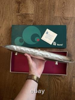 WMF Ikora Schale 6285 Vintage Silver-Plated Oval Dish with Original Box