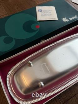 WMF Ikora Schale 6285 Vintage Silver-Plated Oval Dish with Original Box