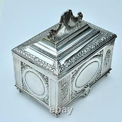 WMF Magnificent & Fine Large Silver Plated Cigar/ Jewelry Box, Fully Signed, c1909