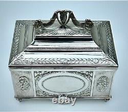 WMF Magnificent & Fine Large Silver Plated Cigar/ Jewelry Box, Fully Signed, c1909