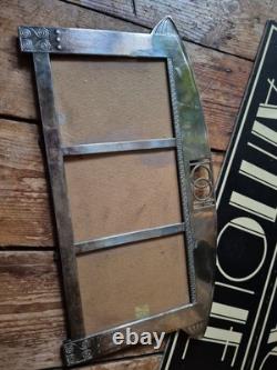 WMF Original Antique Art Nouveau Triple Photo Frame Jugendstil SECESSIONIST