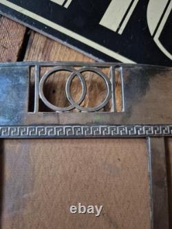 WMF Original Antique Art Nouveau Triple Photo Frame Jugendstil SECESSIONIST
