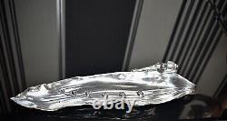 WMF Rare Antique Art Nouveau Silver Plated Pen Tray, Model 215, WMFB late 1900c