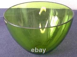 WMF Silver Plated Bowl with Green Glass Liner