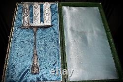 WMF Silver plated Asparagus/ Fish Trident Server, Original Case, Hallmarked WMFN