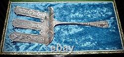 WMF Silver plated Asparagus/ Fish Trident Server, Original Case, Hallmarked WMFN