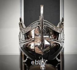 WMF Stunning Art Nouveau Silver Plated Flower / Fruit Centerpiece Display, Signed