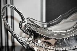 WMF Stunning Art Nouveau Silver Plated Flower / Fruit Centerpiece Display, Signed