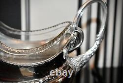 WMF Stunning Art Nouveau Silver Plated Flower / Fruit Centerpiece Display, Signed