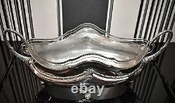 WMF Stunning Art Nouveau Silver Plated Flower / Fruit Centerpiece Display, Signed