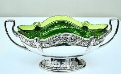 WMF Stunning Art Nouveau Silver Plated Flower / Fruit Centerpiece. Signed c1886