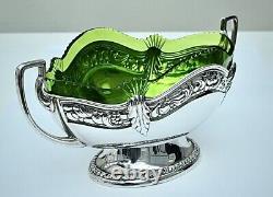 WMF Stunning Art Nouveau Silver Plated Flower / Fruit Centerpiece. Signed c1886