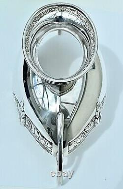 WMF Stunning Art Nouveau Silver Plated Flower / Fruit Centerpiece. Signed c1886