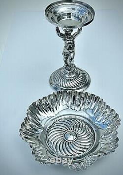 WMF Stunning Silver Plated Cherub Fruit Stand Centrepiece Fully Signed c1886