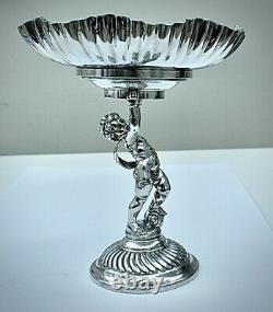 WMF Stunning Silver Plated Cherub Fruit Stand Centrepiece Fully Signed c1886