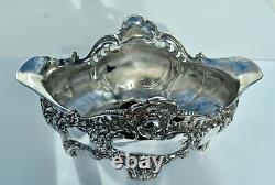 WMF Superb Large Art Nouveau Silver Plated Flower Jardiniere Centrepiece, Signed