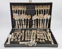 W. M Rogers Co Original Silver Plated Silverware 59 Pieces Withoriginal Box