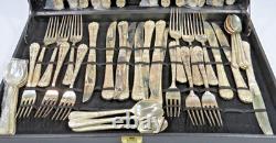 W. M Rogers Co Original Silver Plated Silverware 59 Pieces Withoriginal Box