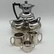 Walker & Hall 7 Piece Silver Plated Tea Coffee Service + Gallery Tray EPNS