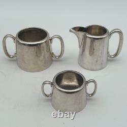 Walker & Hall 7 Piece Silver Plated Tea Coffee Service + Gallery Tray EPNS
