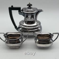 Walker & Hall 7 Piece Silver Plated Tea Coffee Service + Gallery Tray EPNS