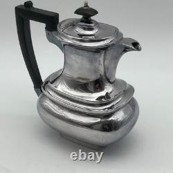 Walker & Hall 7 Piece Silver Plated Tea Coffee Service + Gallery Tray EPNS