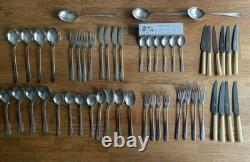Walker and Hall. Pride pattern. Silver plated Cutlery Service 52 Piece