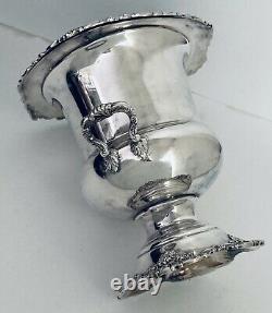 Wallace Silver Baroque 243 Silverplate Champagne Wine Cooler Ice Bucket Urn