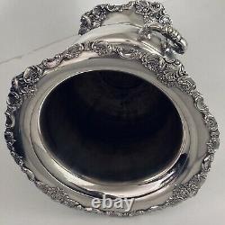 Wallace Silver Baroque 243 Silverplate Champagne Wine Cooler Ice Bucket Urn