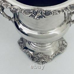 Wallace Silver Baroque 243 Silverplate Champagne Wine Cooler Ice Bucket Urn