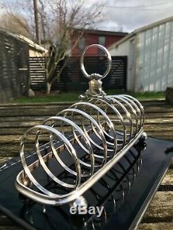 White Star Line silver plate Toast Rack, VERY EARLY PRE-1888 Original