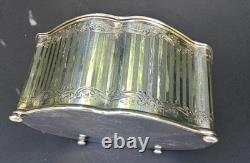 Wilcox USA Antique Art Nouveau Trinket Jewellery Box Silver Plated6003