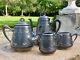 Wmf Art Nouveau Jugendstil Four Piece Pewter / Silver Plated Tea And Coffee Set