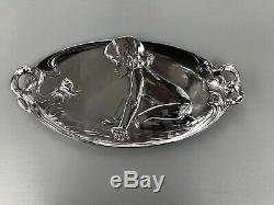 Wmf Art Nouveau Silver Plated Card Tray