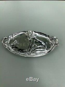 Wmf Art Nouveau Silver Plated Card Tray