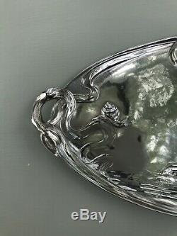 Wmf Art Nouveau Silver Plated Card Tray