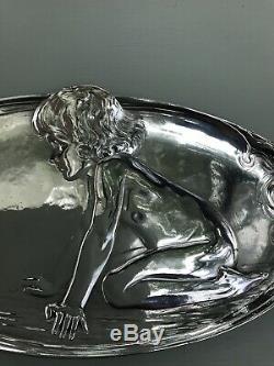 Wmf Art Nouveau Silver Plated Card Tray