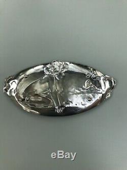 Wmf Art Nouveau Silver Plated Card Tray