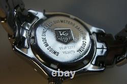 Women's Tag Heuer Link Wristwatch Mother of Pearl and Full Cut Diamonds WJF1317