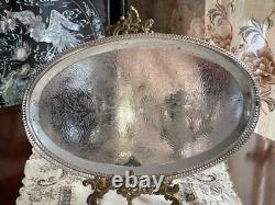 Wonderful MID Century Tea & Coffee Set For 6 Siver Plated Tray C 1950's