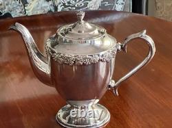 Wonderful MID Century Tea & Coffee Set For 6 Siver Plated Tray C 1950's