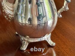 Wonderful MID Century Tea & Coffee Set For 6 Siver Plated Tray C 1950's