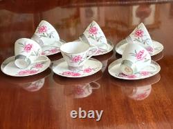 Wonderful MID Century Tea & Coffee Set For 6 Siver Plated Tray C 1950's