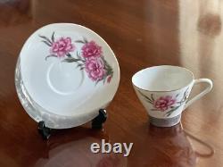 Wonderful MID Century Tea & Coffee Set For 6 Siver Plated Tray C 1950's